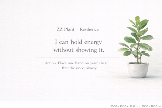 Gentle Plant Affirmation Wallpapers – Calm Desktop Backgrounds (12)