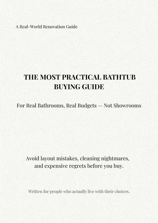 The Most Practical Bathtub Buying Guide for Real Homes (2026 Edition)
